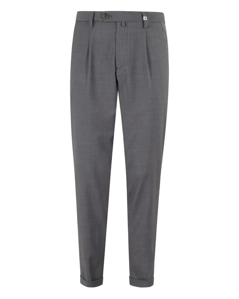 MYTHS Klassische Bundfaltenhose - Grau Grau