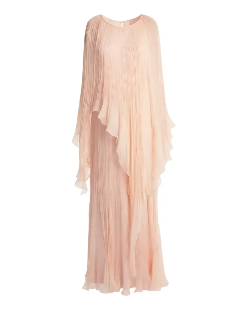Irina Schrotter Alexia plissé-effect dress - Rosa Rosa