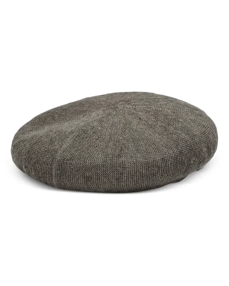 CA4LA Gestrickte Baskenmütze - Braun Braun