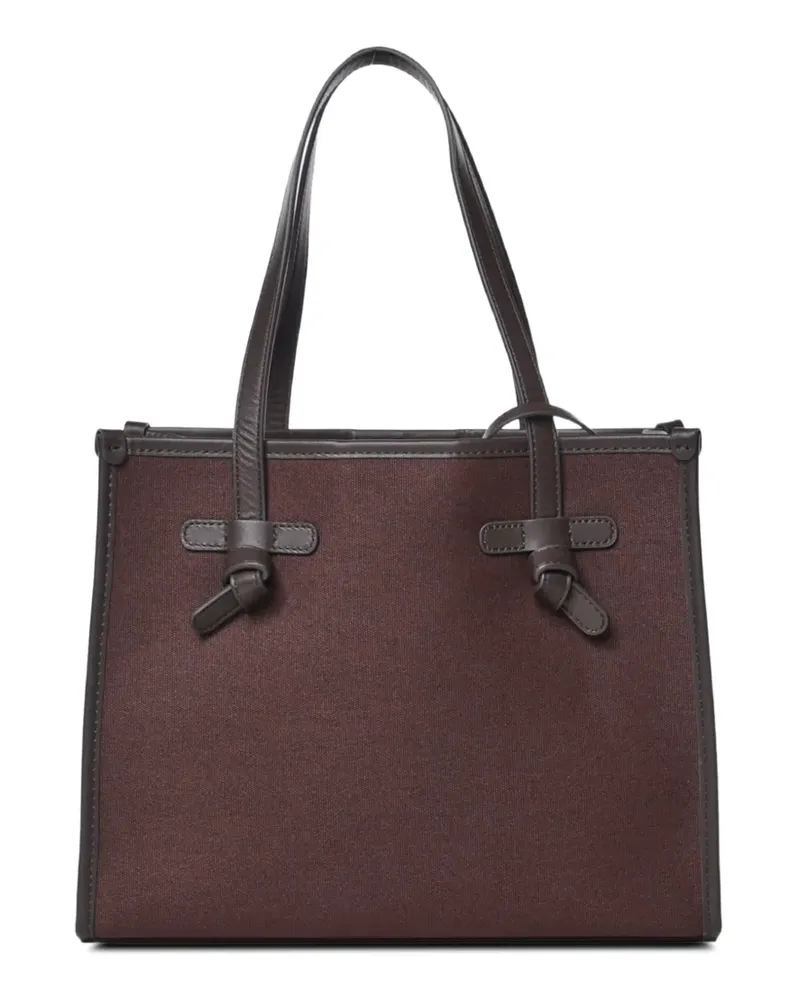 Gianni Chiarini Marcella leather-trim tote bag - Rot Rot