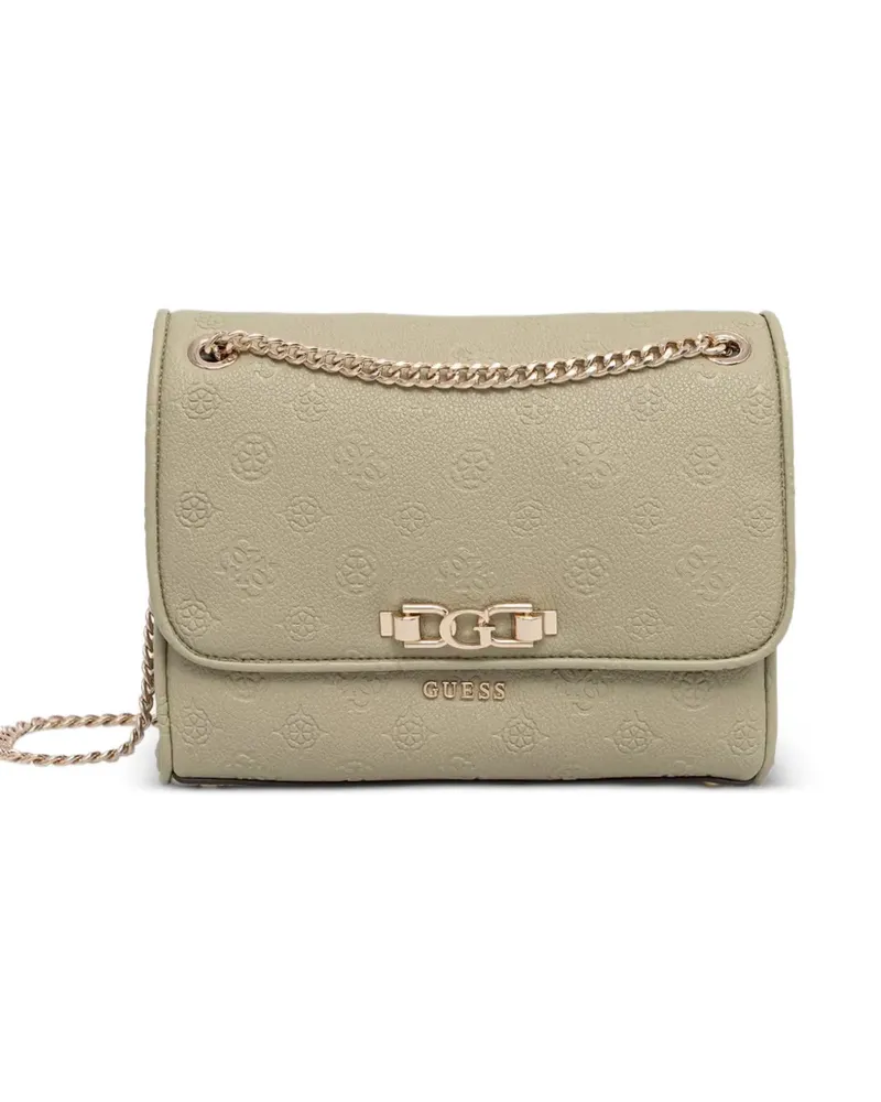 Guess Anise logo-embossed chain-strap shoulder bag - Grün Grün