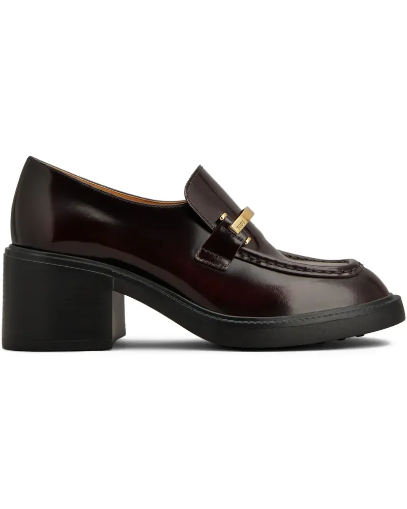 TOD'S Loafer aus Leder 60mm - Rot Rot