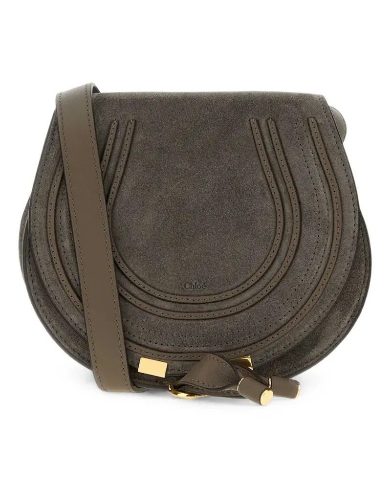 Chloé Marcie suede mini bag - Grau Grau