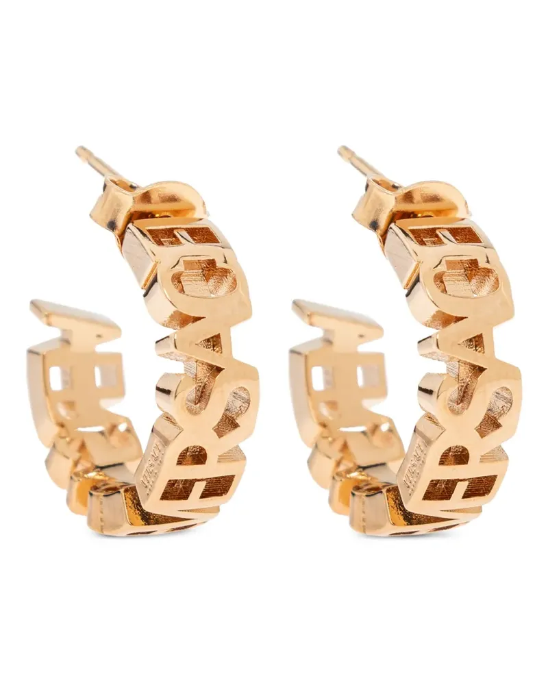 Versace Creolen mit Logo - Gold Gold