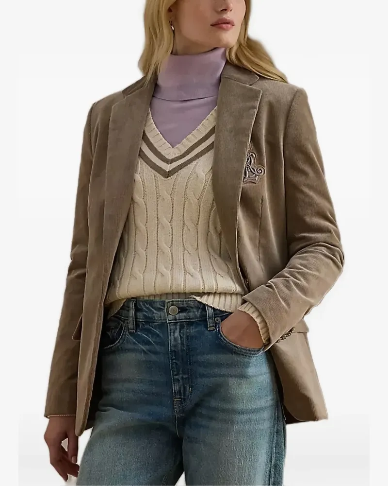 Ralph Lauren corduroy buttoned jacket - Braun Braun