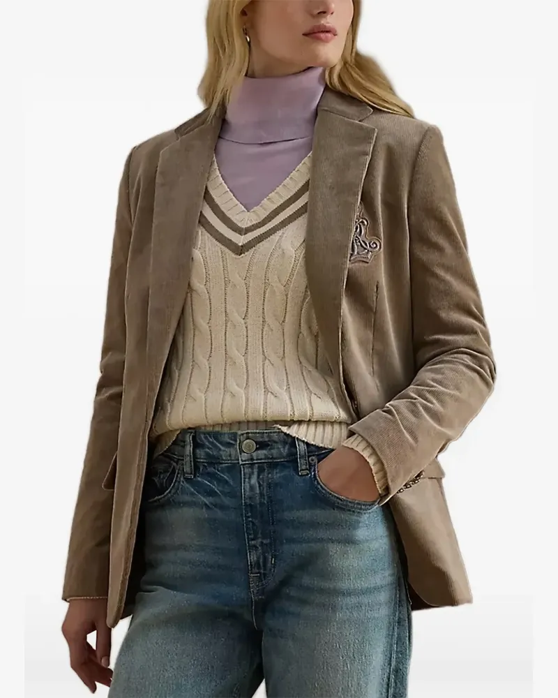 Ralph Lauren corduroy buttoned jacket - Braun Braun