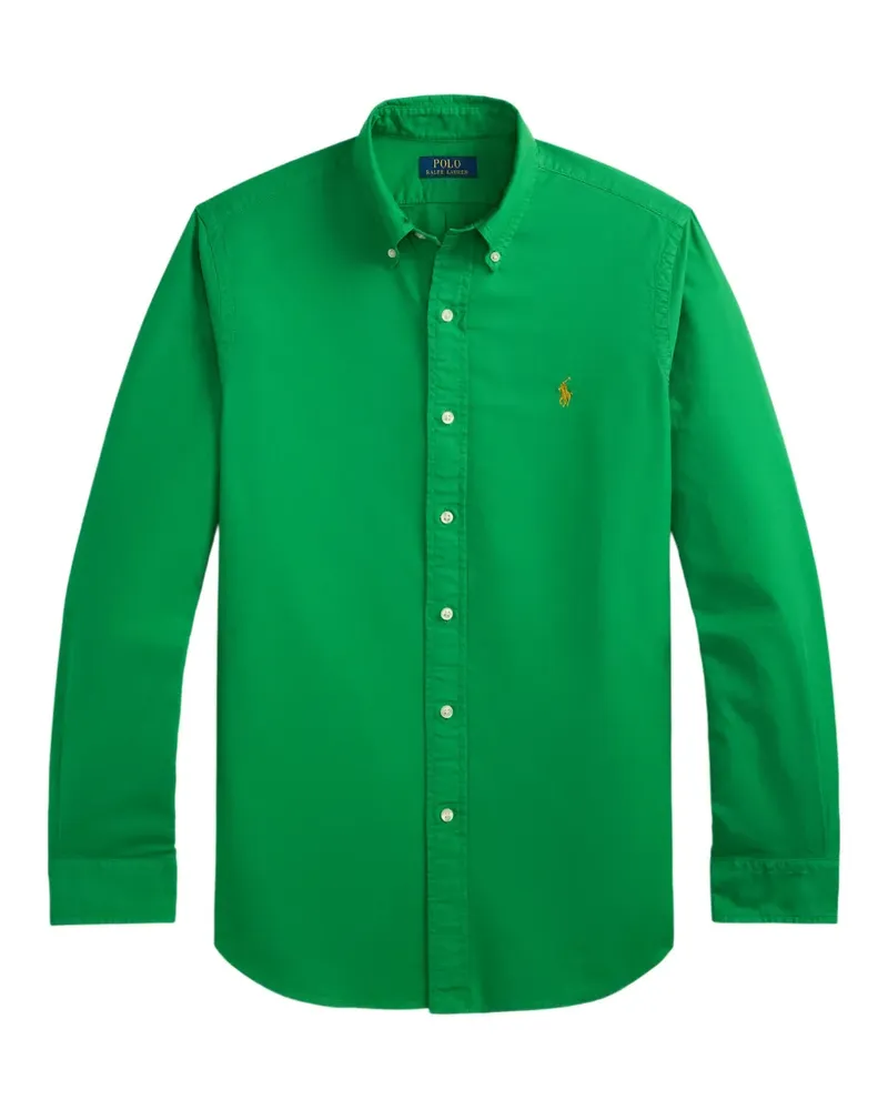 Ralph Lauren Geknöpftes Hemd mit Logo - Grün Grün