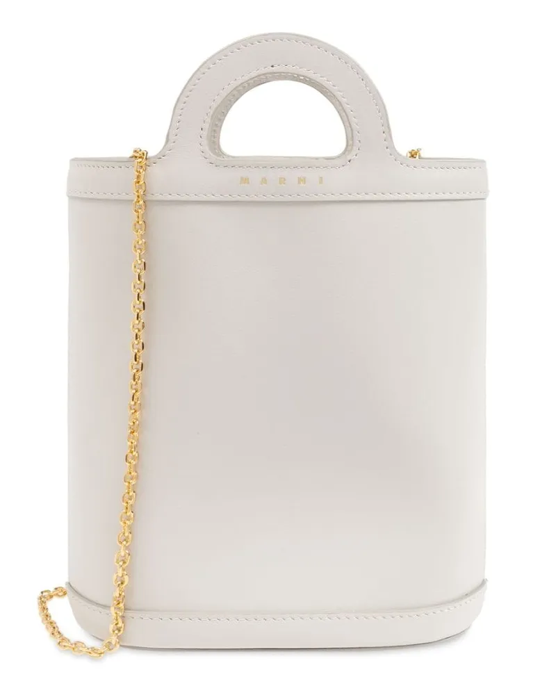Marni Mini Tropicalia Beuteltasche - Weiß Weiß