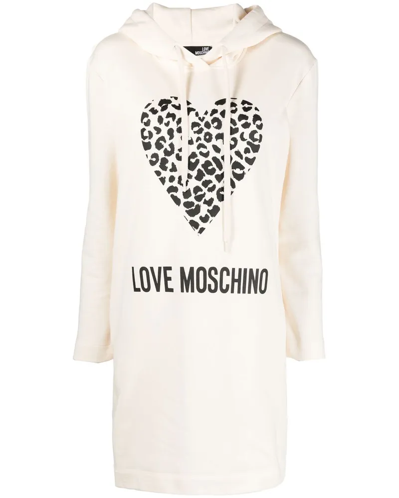 Moschino Kleid mit Kapuze - Nude Nude