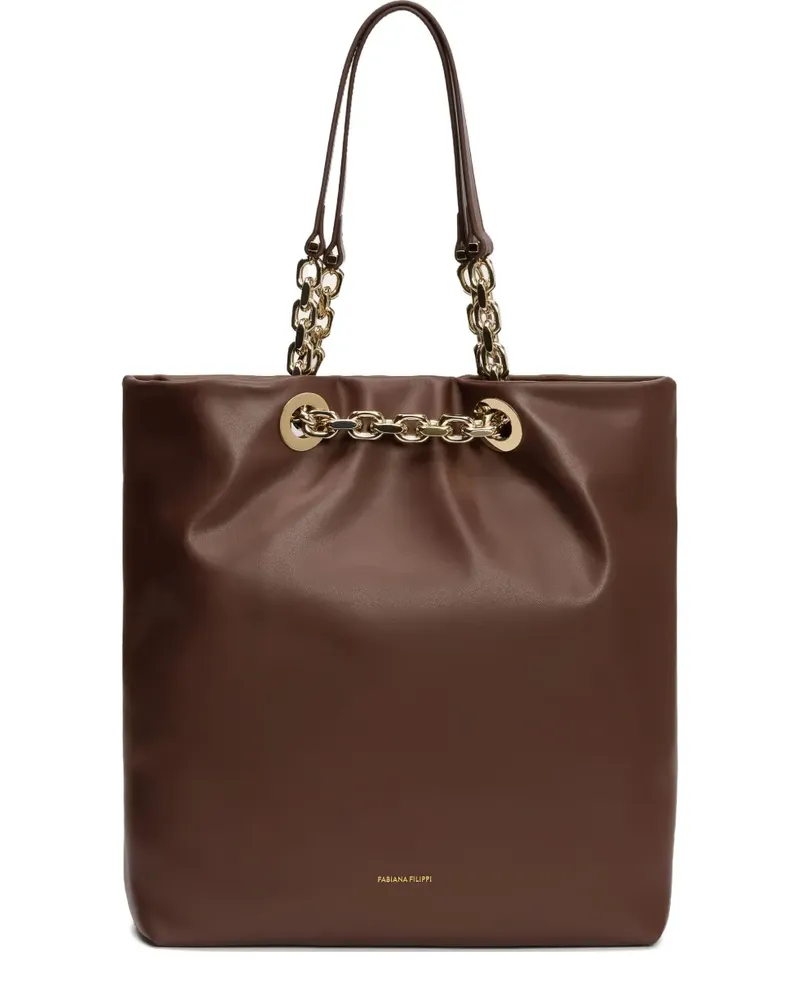 Fabiana Filippi Handtasche aus Leder - Braun Braun
