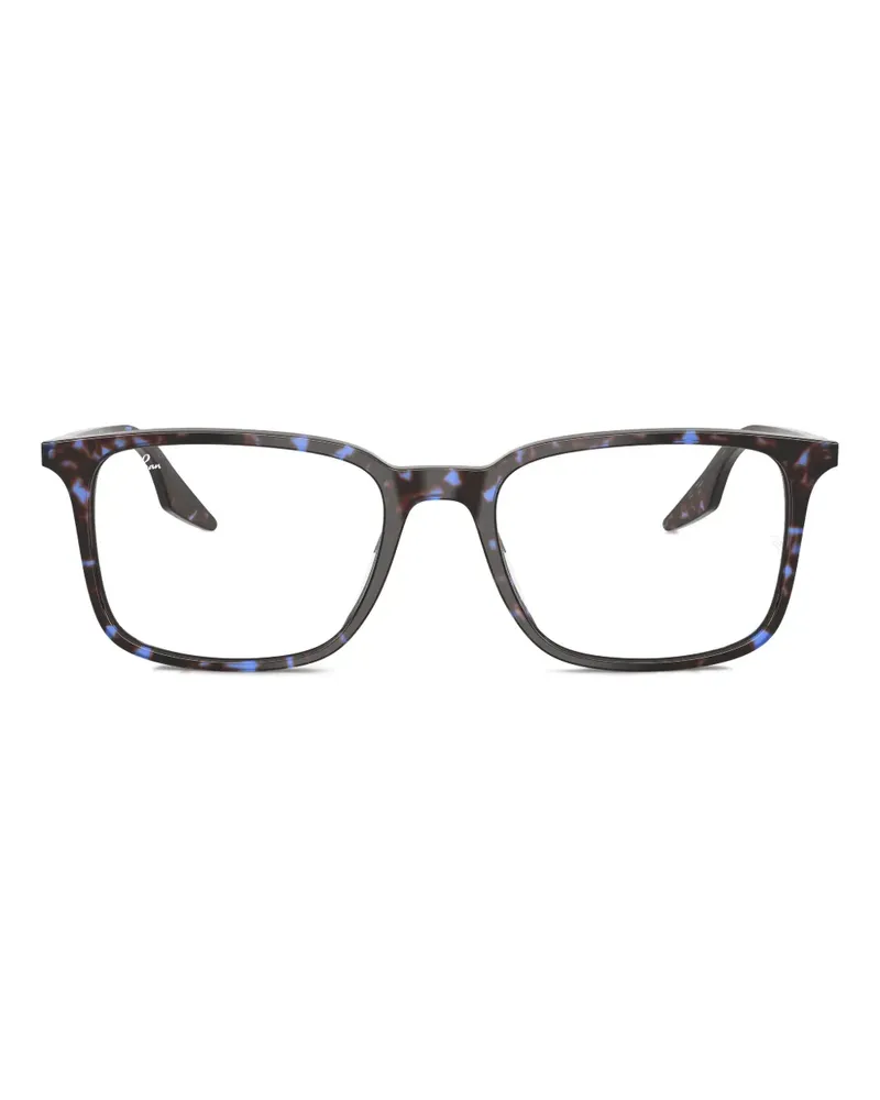 Ray Ban Eckige RB5421 Brille in Schildpattoptik - Blau Blau