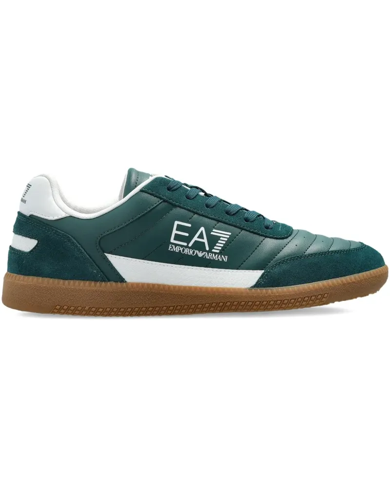 EA7 Sneakers mit Logo-Verzierung - Grün Grün