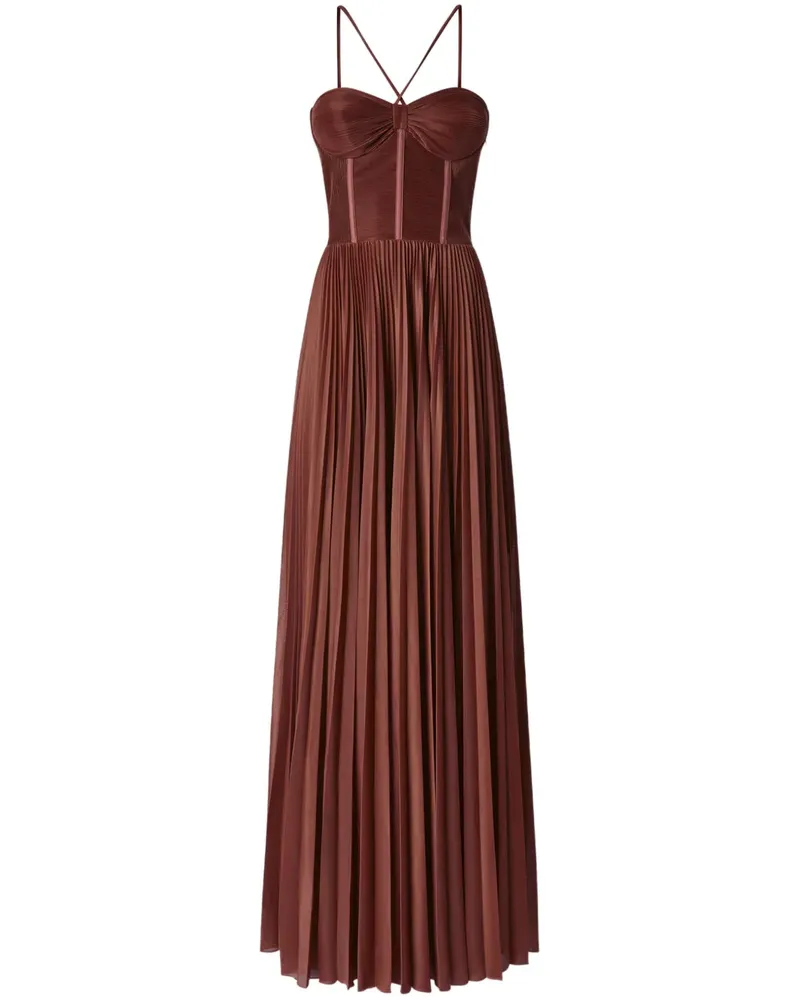 Pinko Plissiertes Kleid - Braun Braun