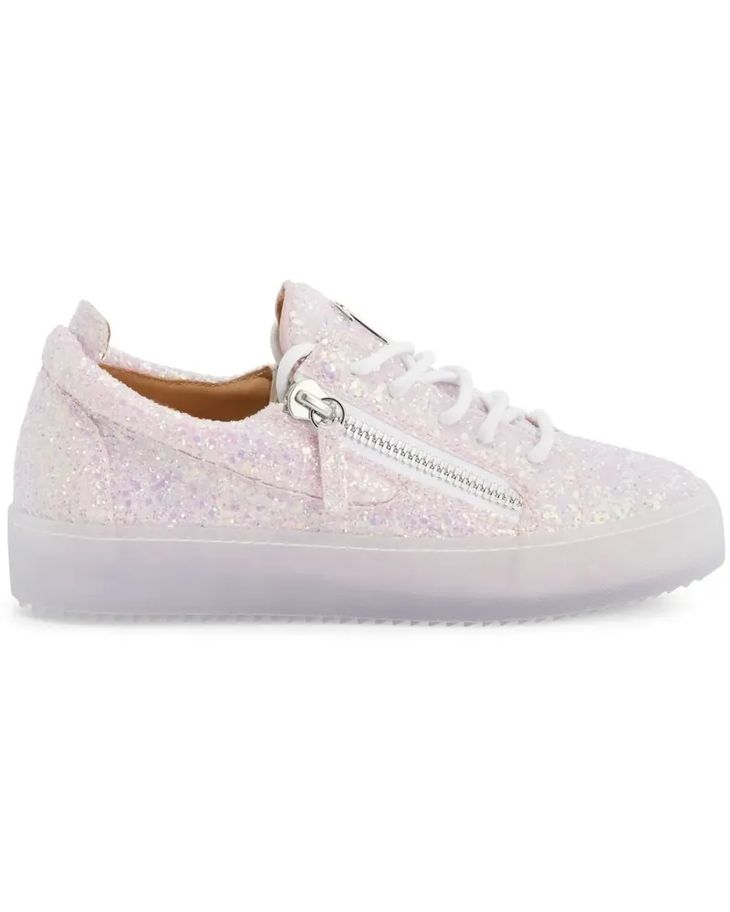 Giuseppe Zanotti Sneakers mit Glittern - Rosa Rosa