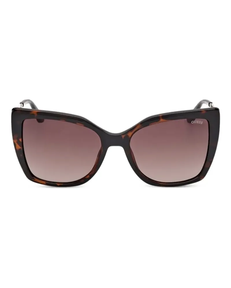 Guess tortoiseshell-effect cat-eye sunglasses - Braun Braun