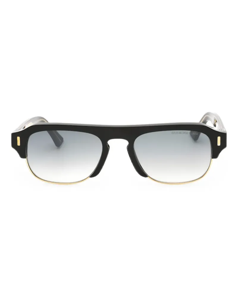 Cutler and Gross geometric-frame sunglasses - Schwarz Schwarz