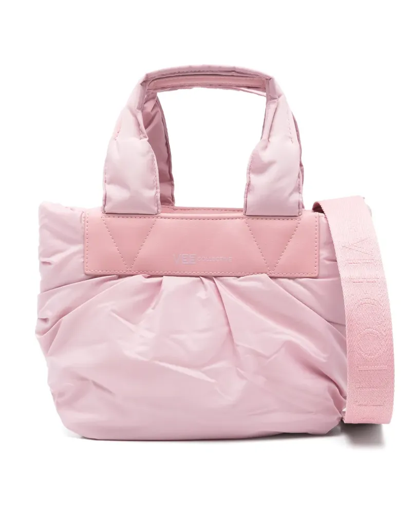 VeeCollective Mini Cabas Handtasche - Rosa Rosa