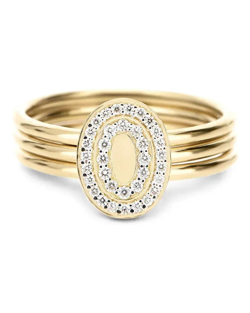 NANIS diamond Boule ring - Gold Gold