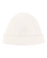 Eleventy Beanie mit Zopfmuster Nude