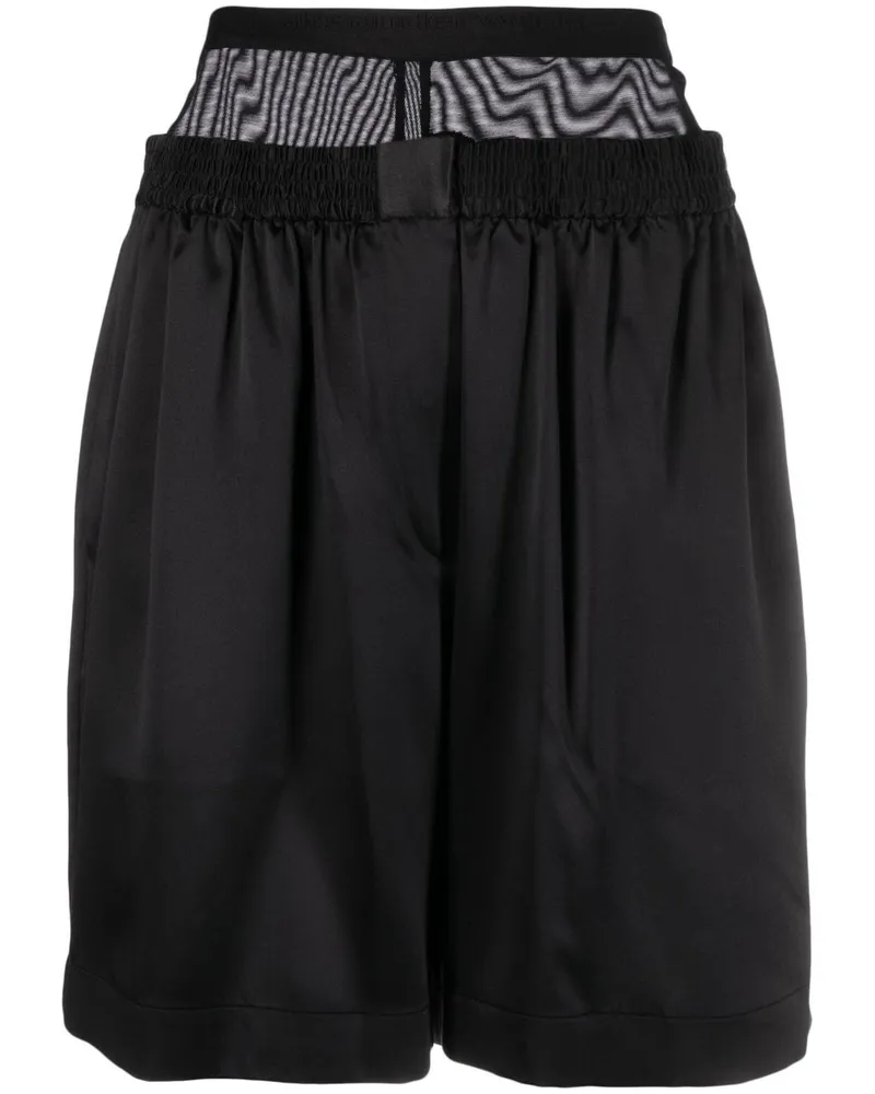 Alexander Wang Shorts im Layering-Look Schwarz