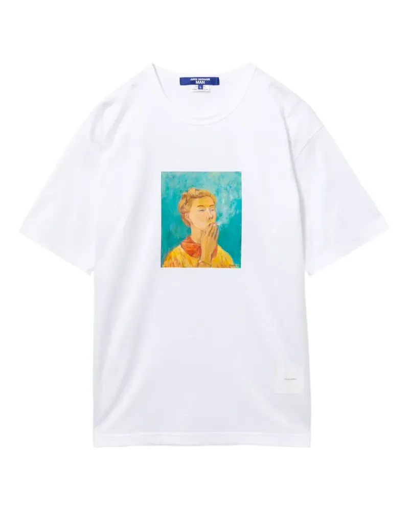 Junya Watanabe T-Shirt mit Tove-Print - Weiß Weiß