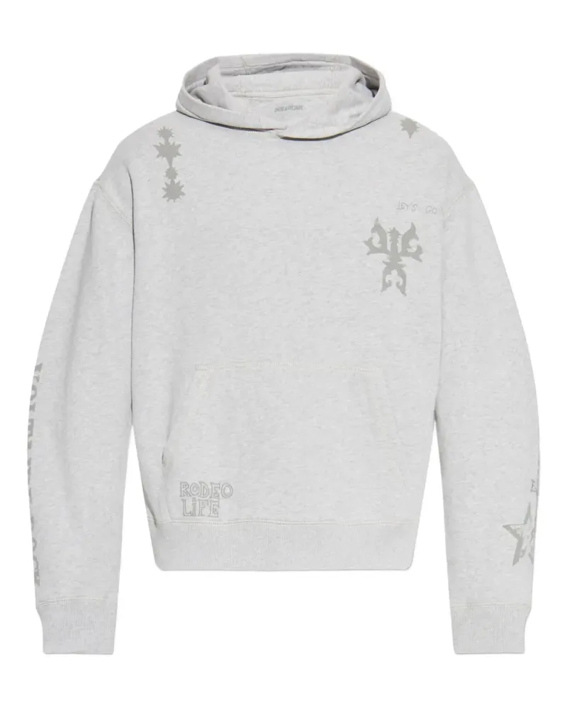 Zadig & Voltaire Klassischer Hoodie - Grau Grau