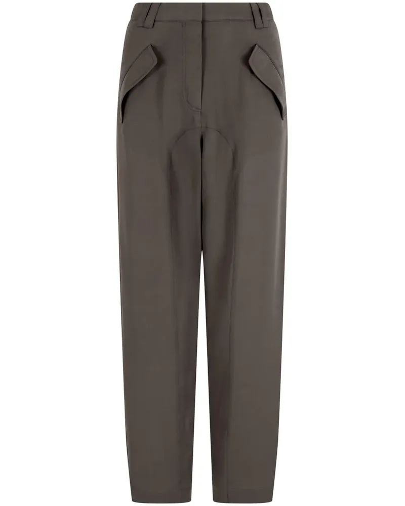 Giorgio Armani Hose mit geradem Bein - Grau Grau