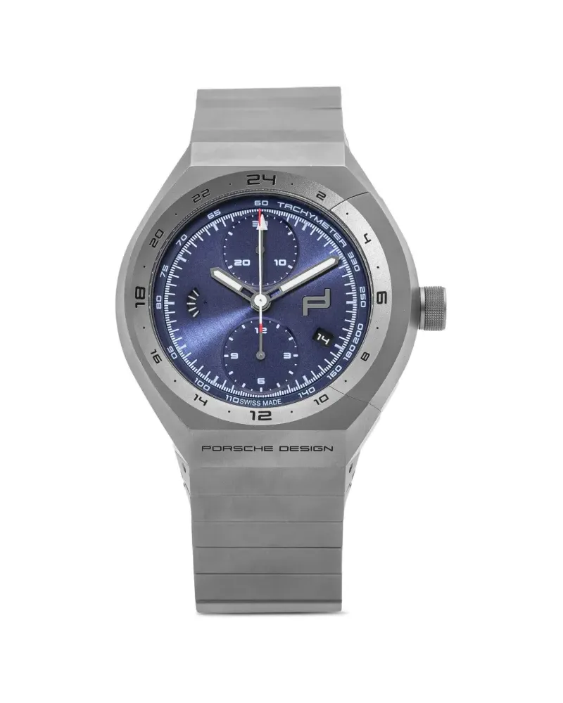 Porsche Design 2017 pre-owned Monobloc Actuator GMT-Chronotimer 45,5mm - Blau Blau