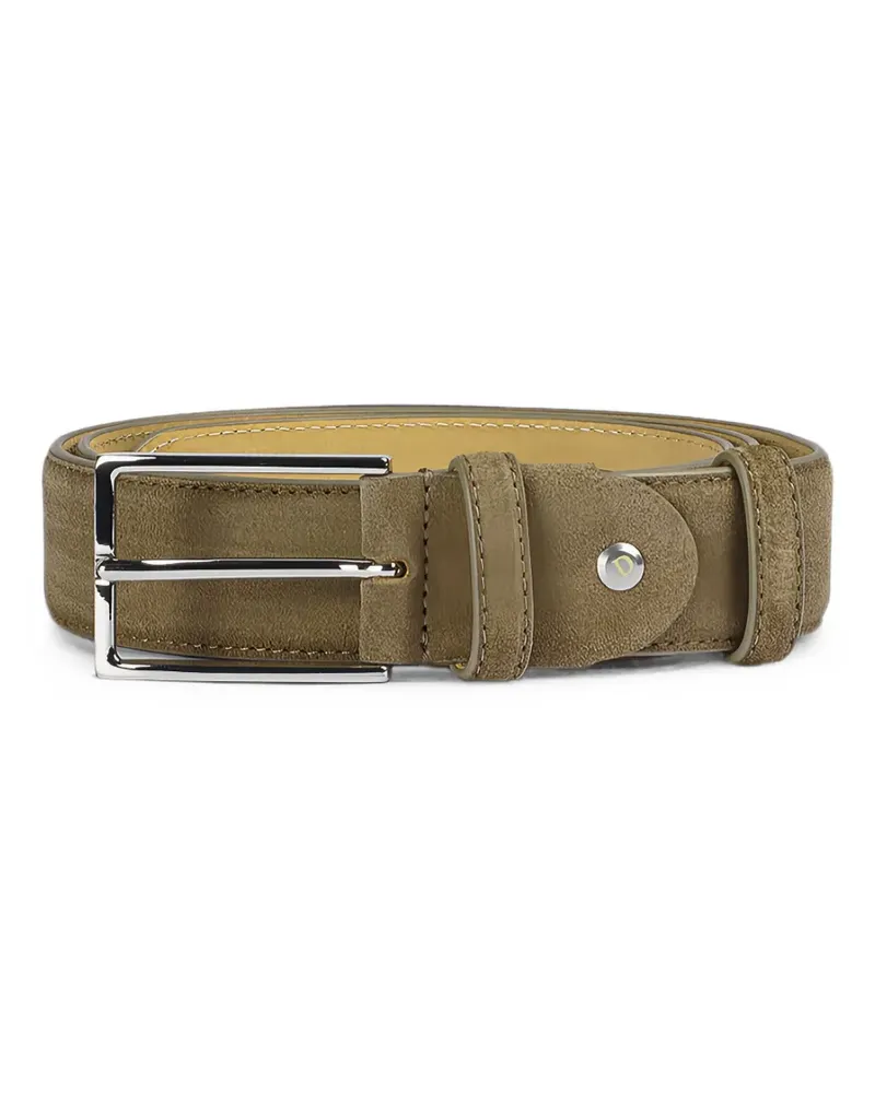 Doucal´s suede buckle-fastening belt - Nude Nude