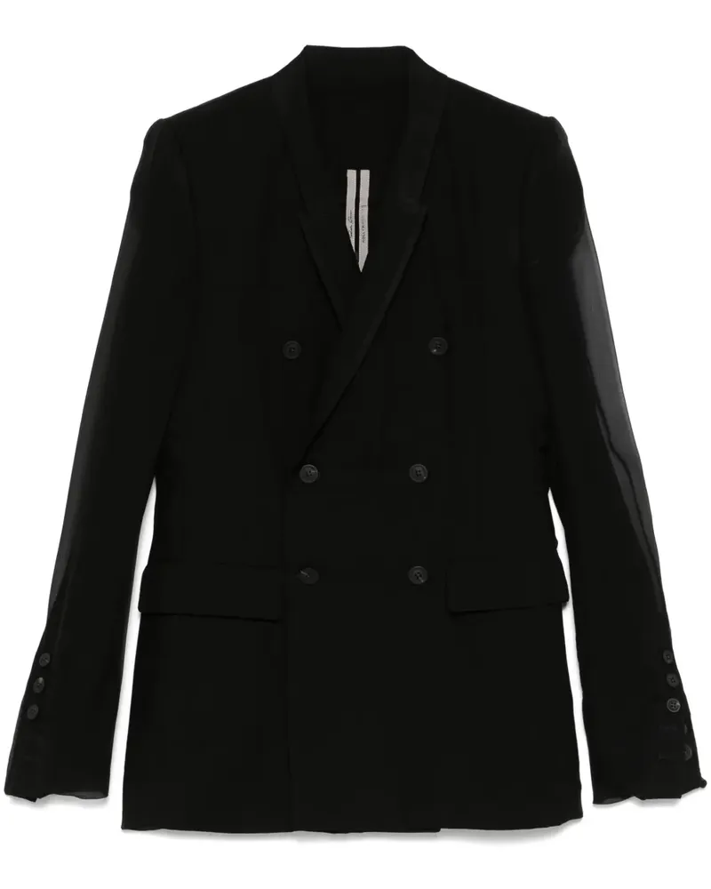 Rick Owens JMF Sakko - Schwarz Schwarz