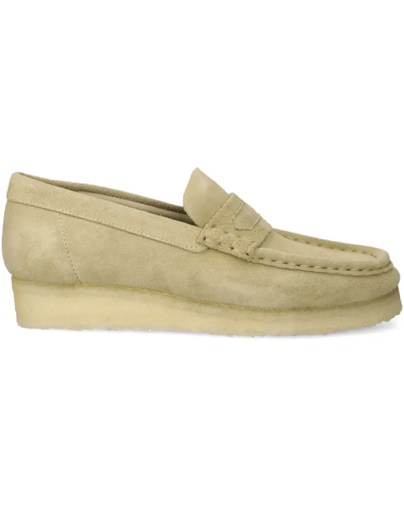 Clarks Penny-Loafer aus Wildleder - Nude Nude