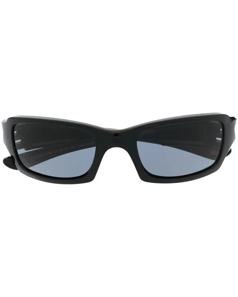 Oakley Ergonomische Sonnenbrille - Schwarz Schwarz