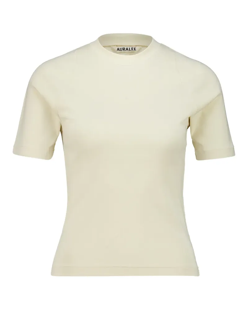 AURALEE raglan-sleeve T-shirt - Nude Nude