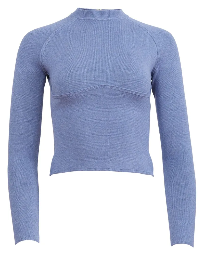 Fleur Du Mal Underbust Pullover - Blau Blau