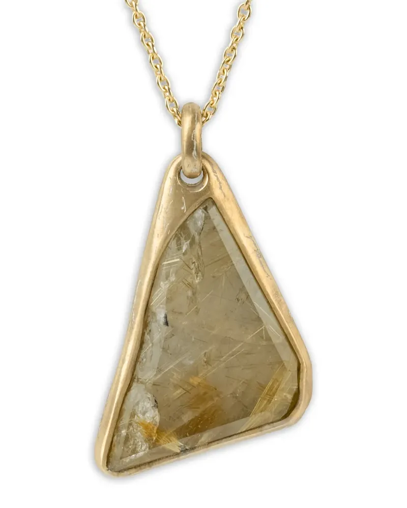 Parts Of Four Halos Silberhalskette mit Rutilquarz - Gold Gold