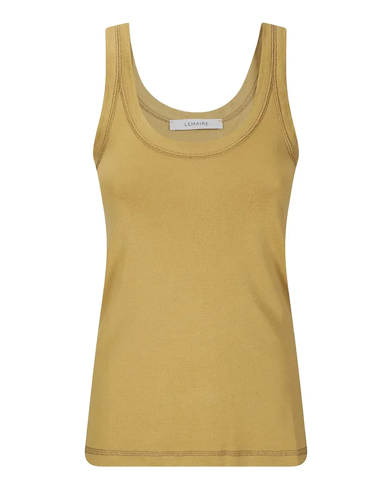 Christophe Lemaire Geripptes Tanktop - Gelb Gelb