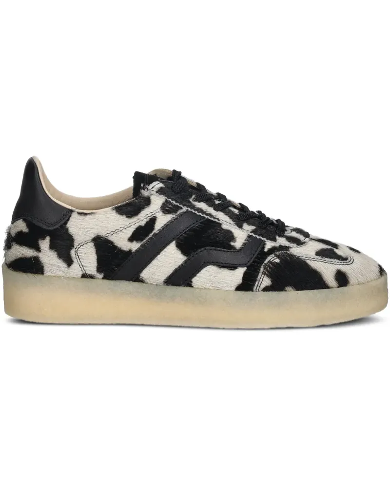 Gant animal-print panelled sneakers - Weiß Weiß