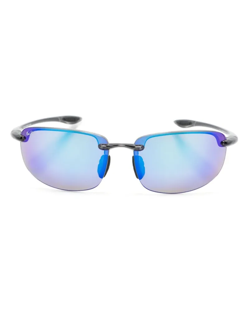 Maui Jim Sonnenbrille mit verspiegelten Gläsern Grau