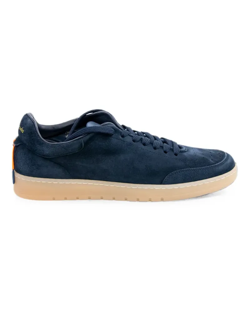 Baracuta Perforierte Sneakers aus Wildleder - Blau Blau