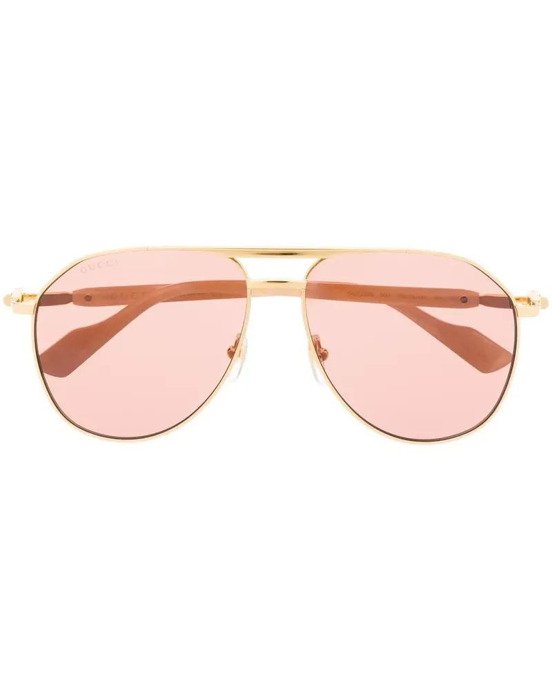 Gucci Getönte Pilotenbrille - Gold Gold