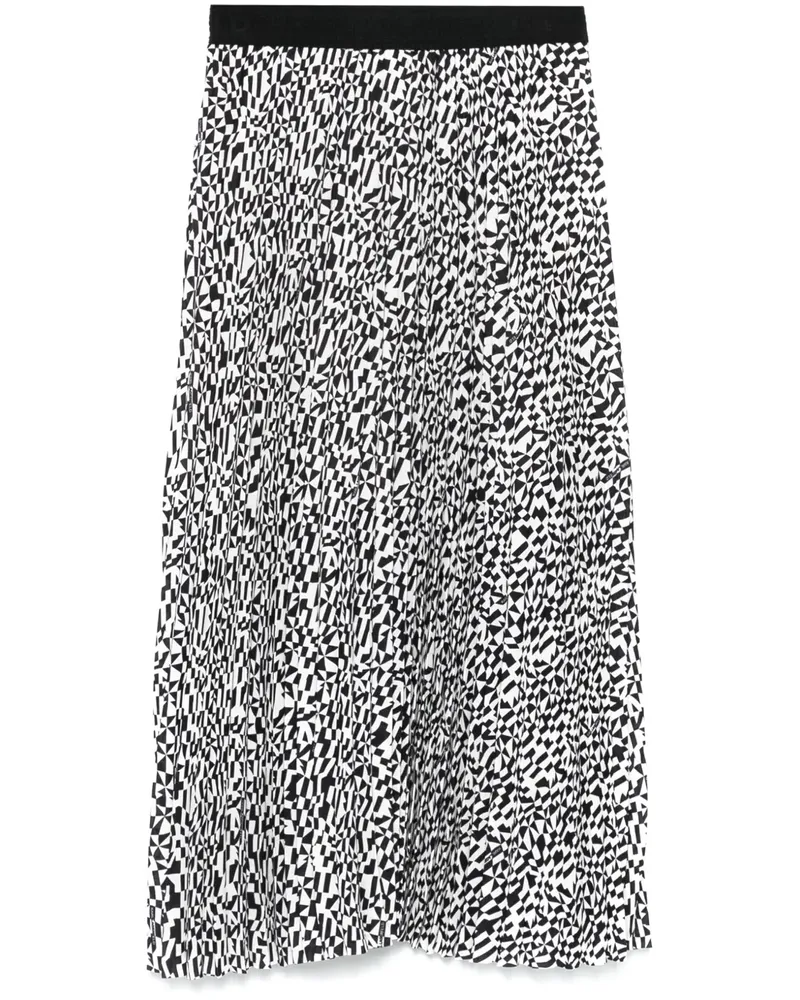 Karl Lagerfeld Midirock mit Print - Schwarz Schwarz