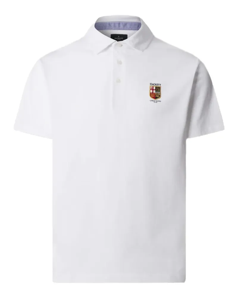 Hackett x London Rowing Club Poloshirt mit Logo - Weiß Weiß