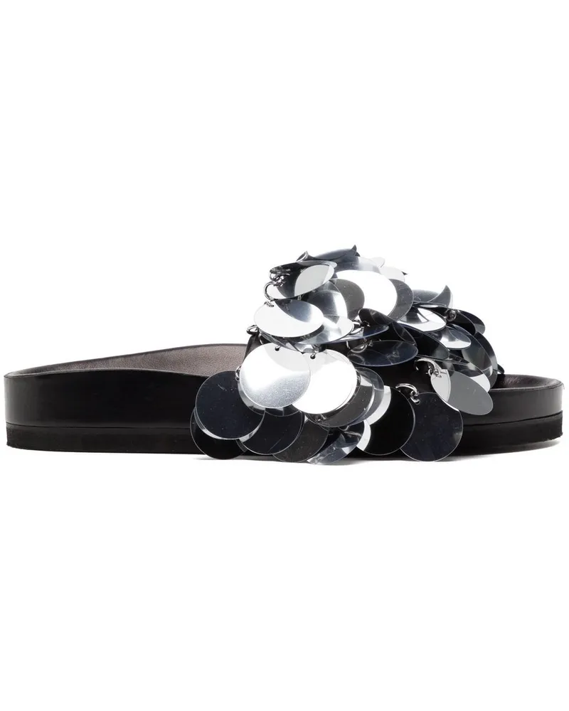 Paco Rabanne Sandalen mit Glitter - Silber Silber
