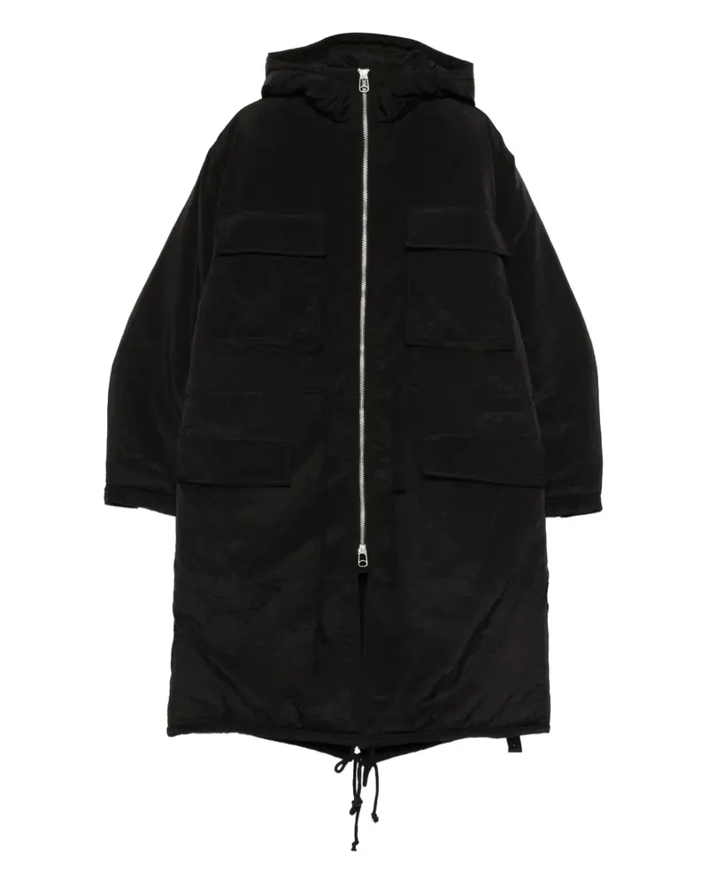OAMC hooded padded coat - Schwarz Schwarz