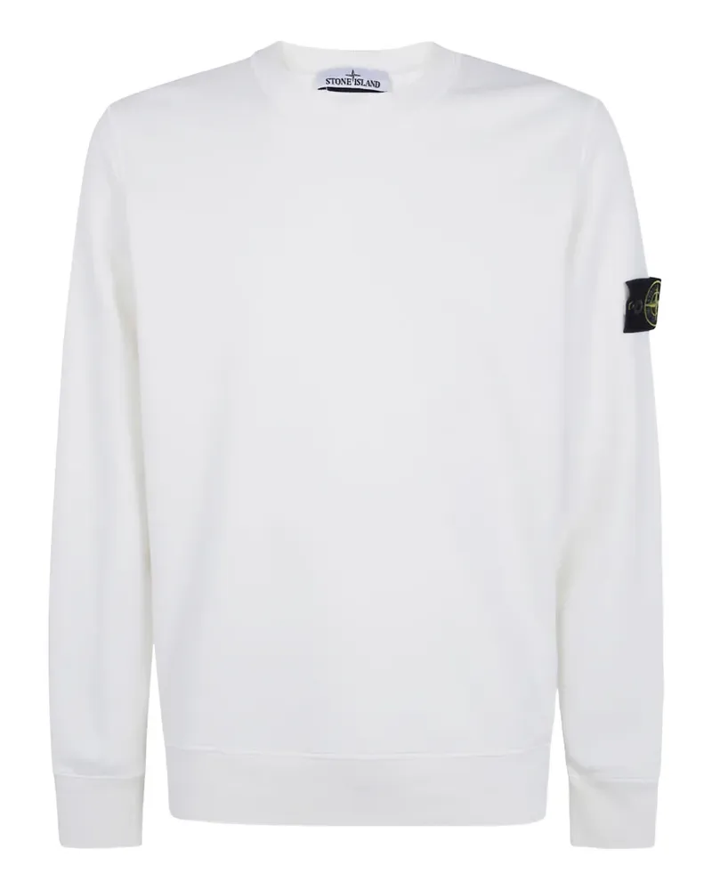 Stone Island Compass-patch sweatshirt - Weiß Weiß