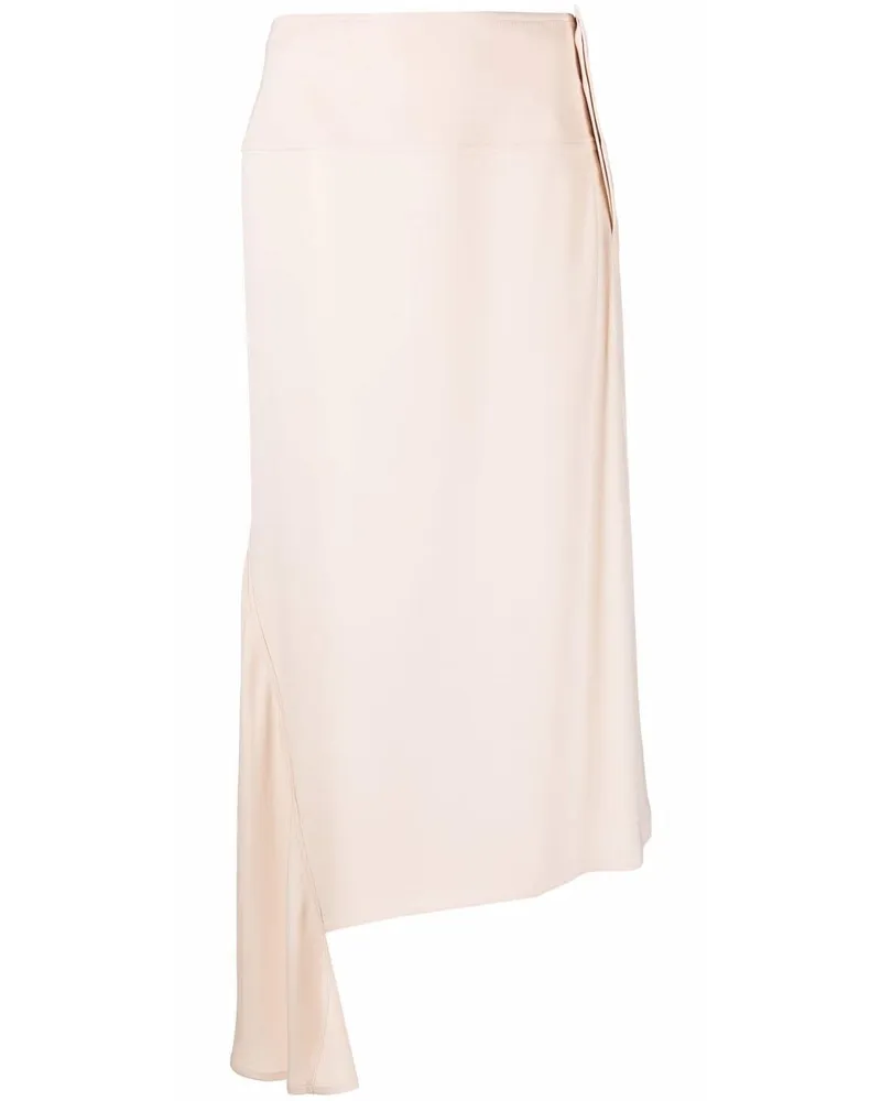 Jil Sander Asymmetrischer Taillenrock - Rosa Rosa