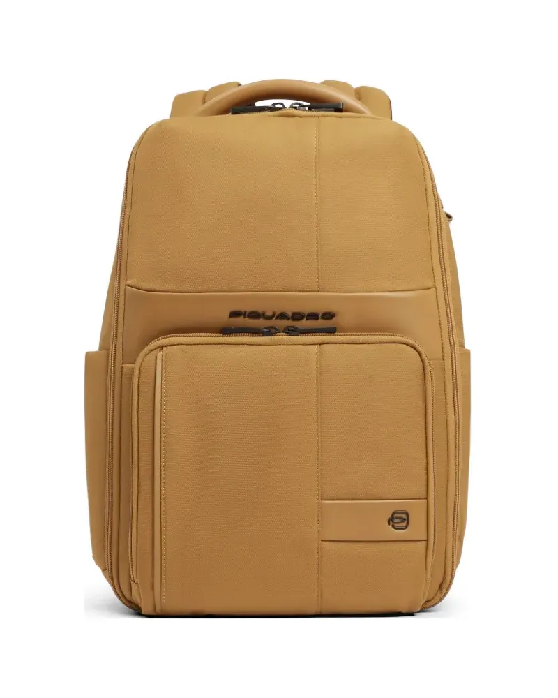 Piquadro expandable laptop backpack - Nude Nude