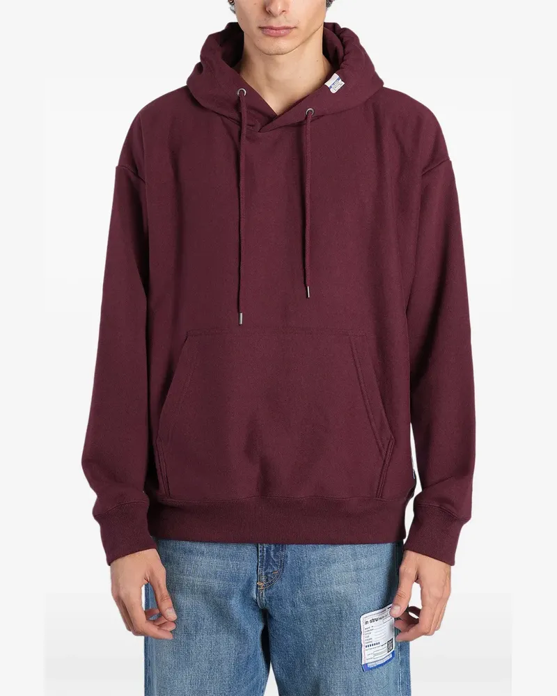 MIHARAYASUHIRO Hoodie aus Frottee Rot