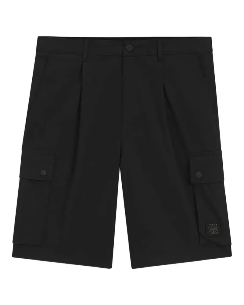 HUGO BOSS x RB pleated cargo shorts - Schwarz Schwarz
