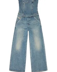 Diesel De-Bride Jumpsuit aus Denim Blau